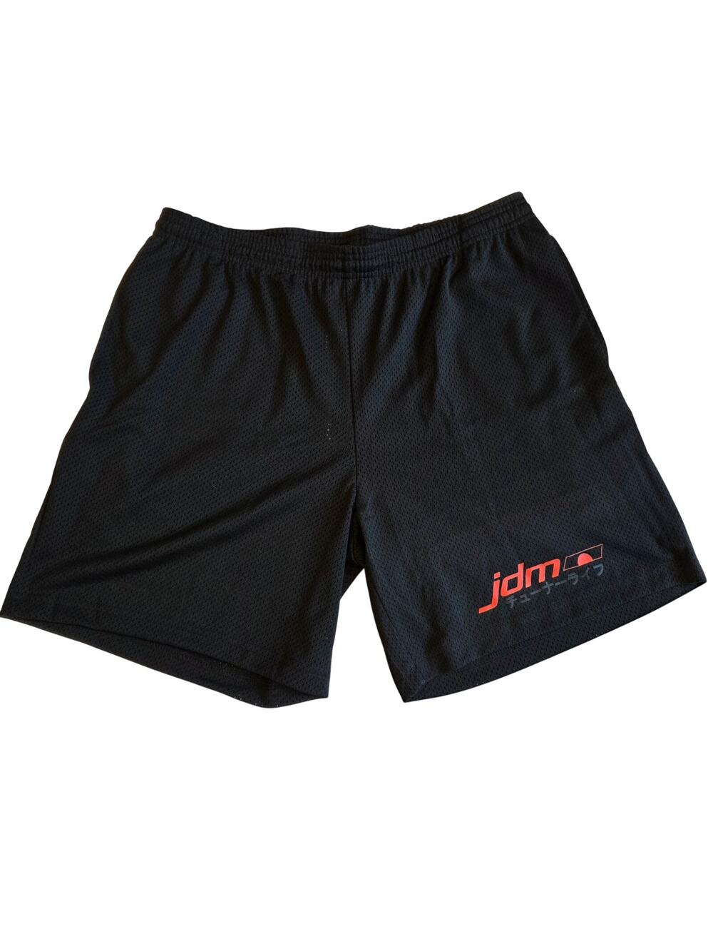 JDM Japanese Tuner Life Mesh Gym Shorts Los Angeles Apparel Large NWOT